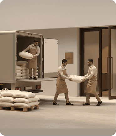 Supplying restaurants and hotels